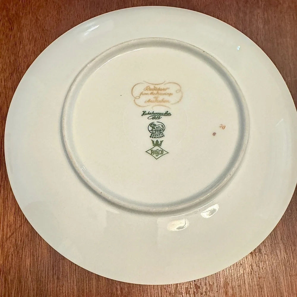 Hutschenreuther Pasco Bone China Audubon Bird Plates (8”)